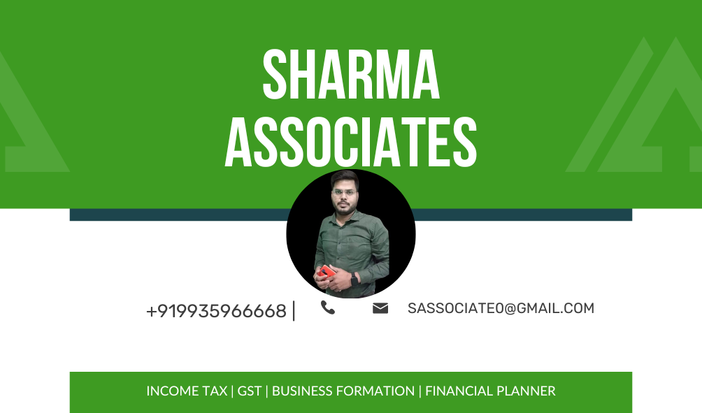 Cover photo of Sharma Associate Tax Consultant(GST, Incometax))